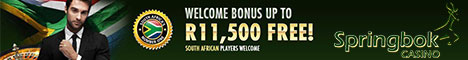Grab the R11'500 Welcome Bonus at Springbok Casino